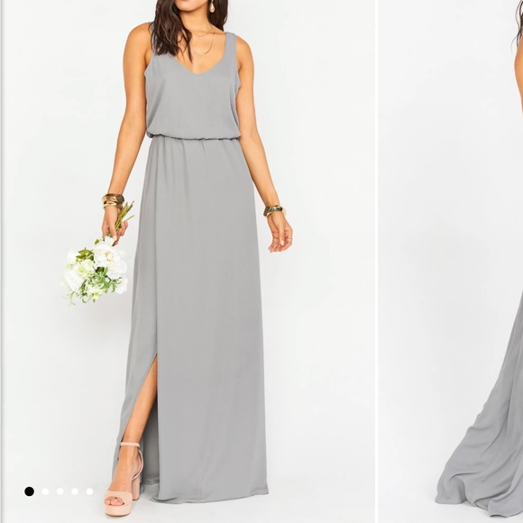 Show Me Your MuMu Kendall Maxi Bridesmaid Dress Size Medium - Picture 1 of 9